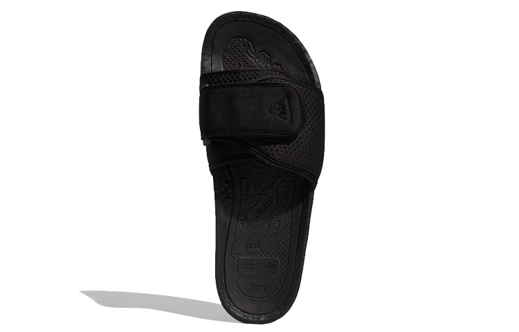 adidas x Pharrell Boost Slides 'Triple Black' FX8056 - 5