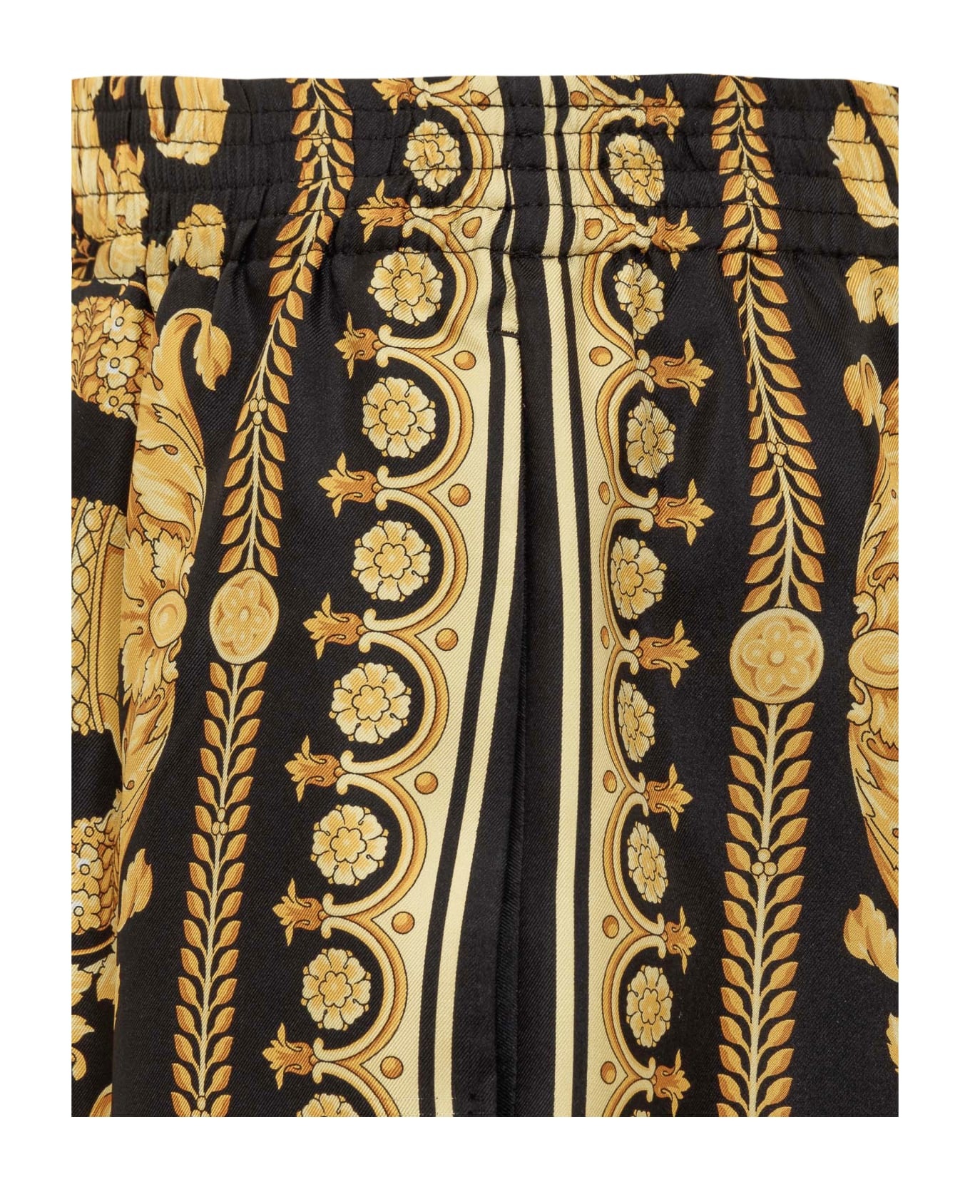 Shorts With Baroque Print - 4