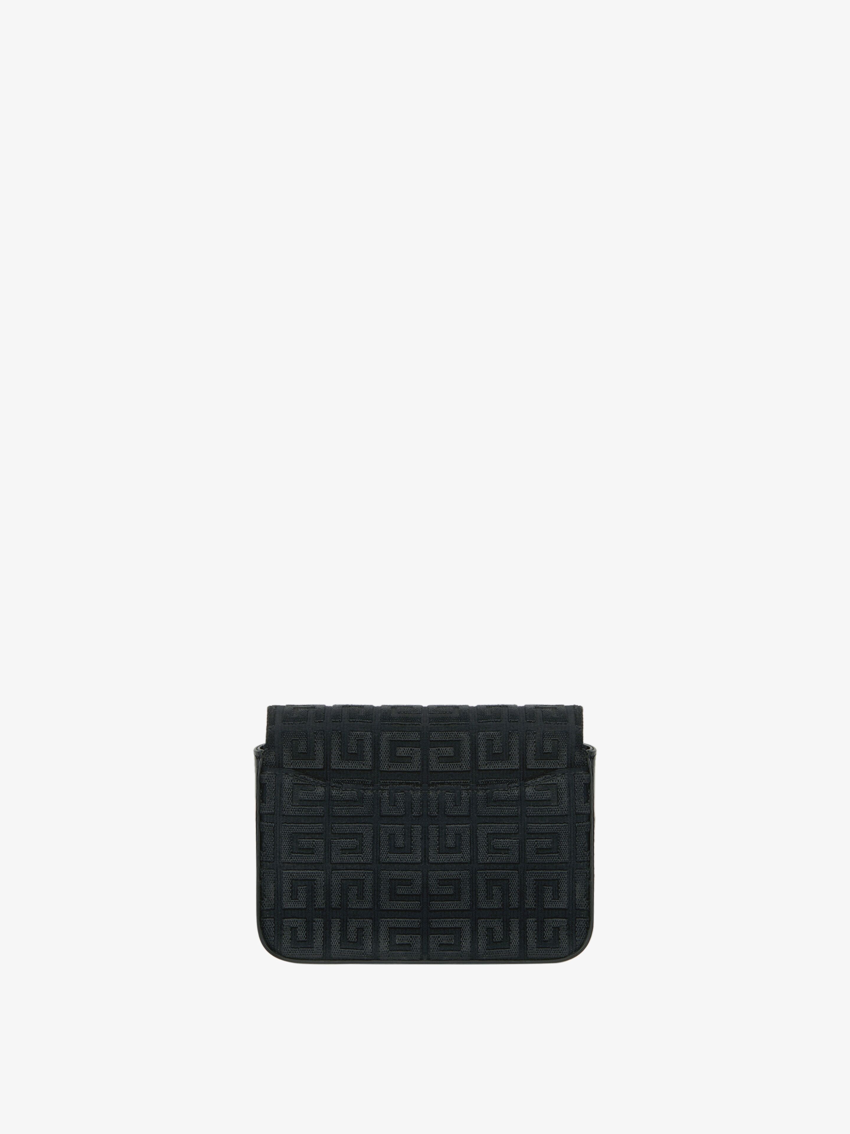 SMALL 4G BAG IN 4G EMBROIDERY WITH CHAIN - 4