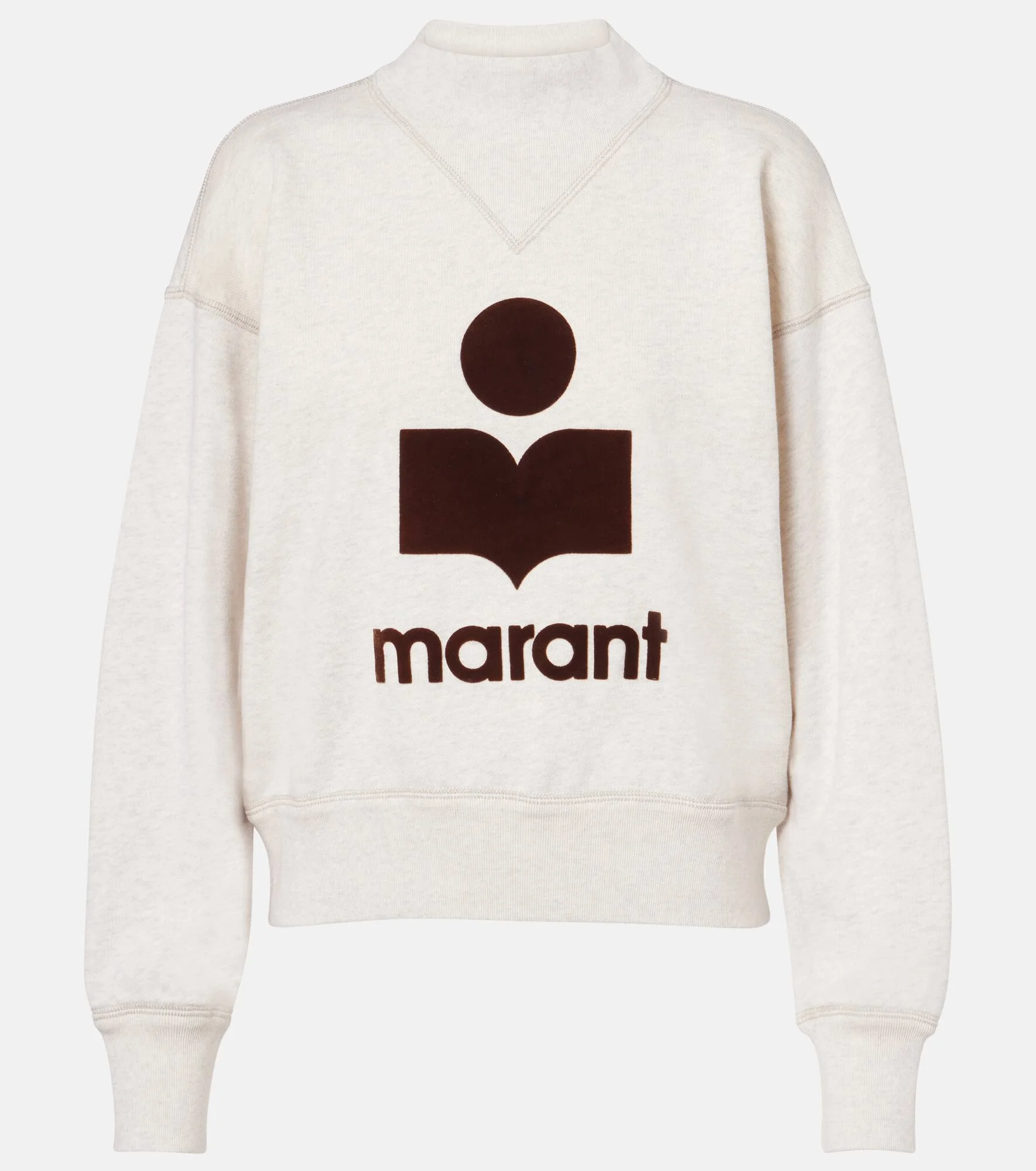 Moby logo cotton-blend sweatshirt - 1