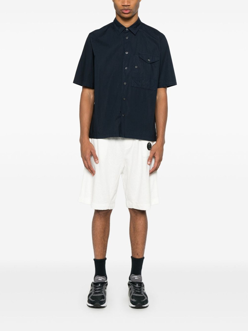 C.P. Company logo-embroidered shirt outlook