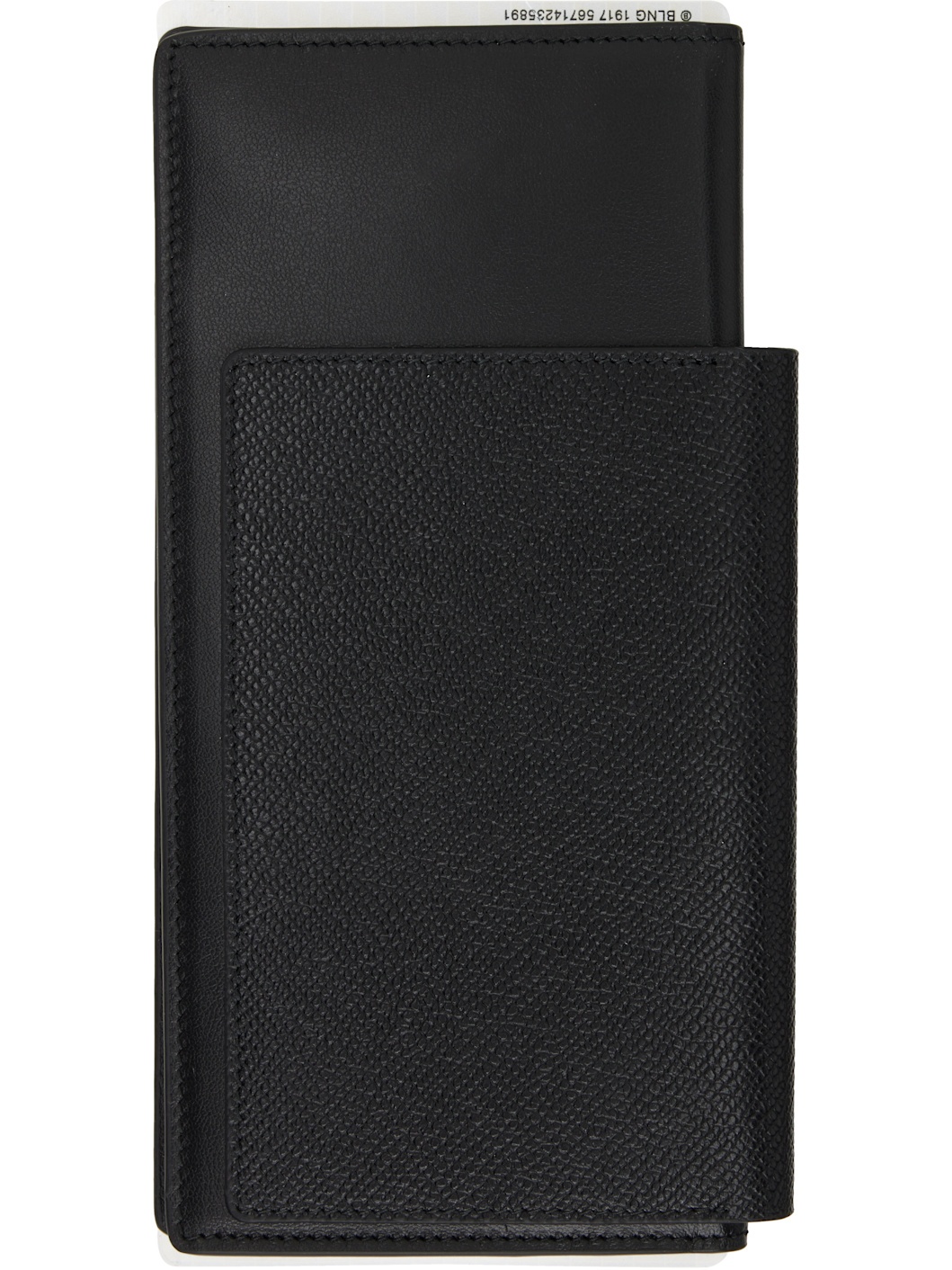 Black Passport Long 1 Ticket Wallet - 2