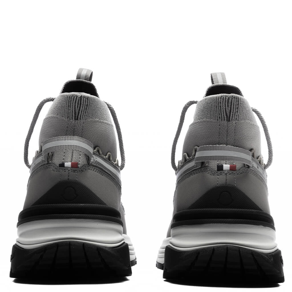 MONCLER MONTE RUNNER HIGH TOP SNEAKERS - GREY - 4