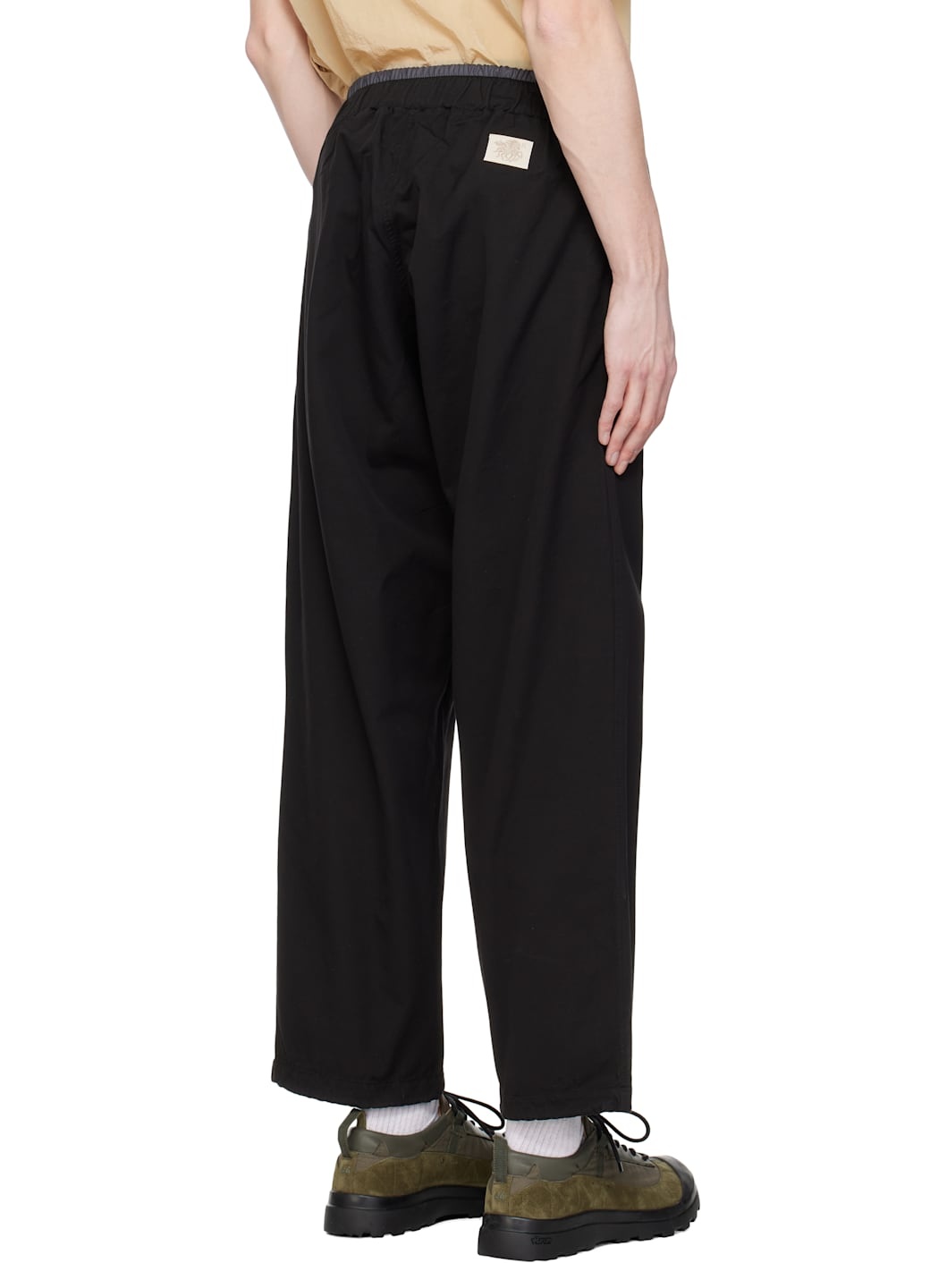Black Way Soft Cotton Track Pants - 3