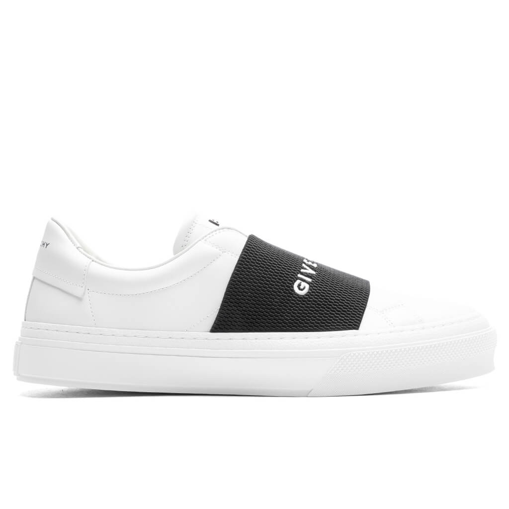 CITY SPORT SNEAKERS W/ ELASTIC - WHITE/BLACK - 1