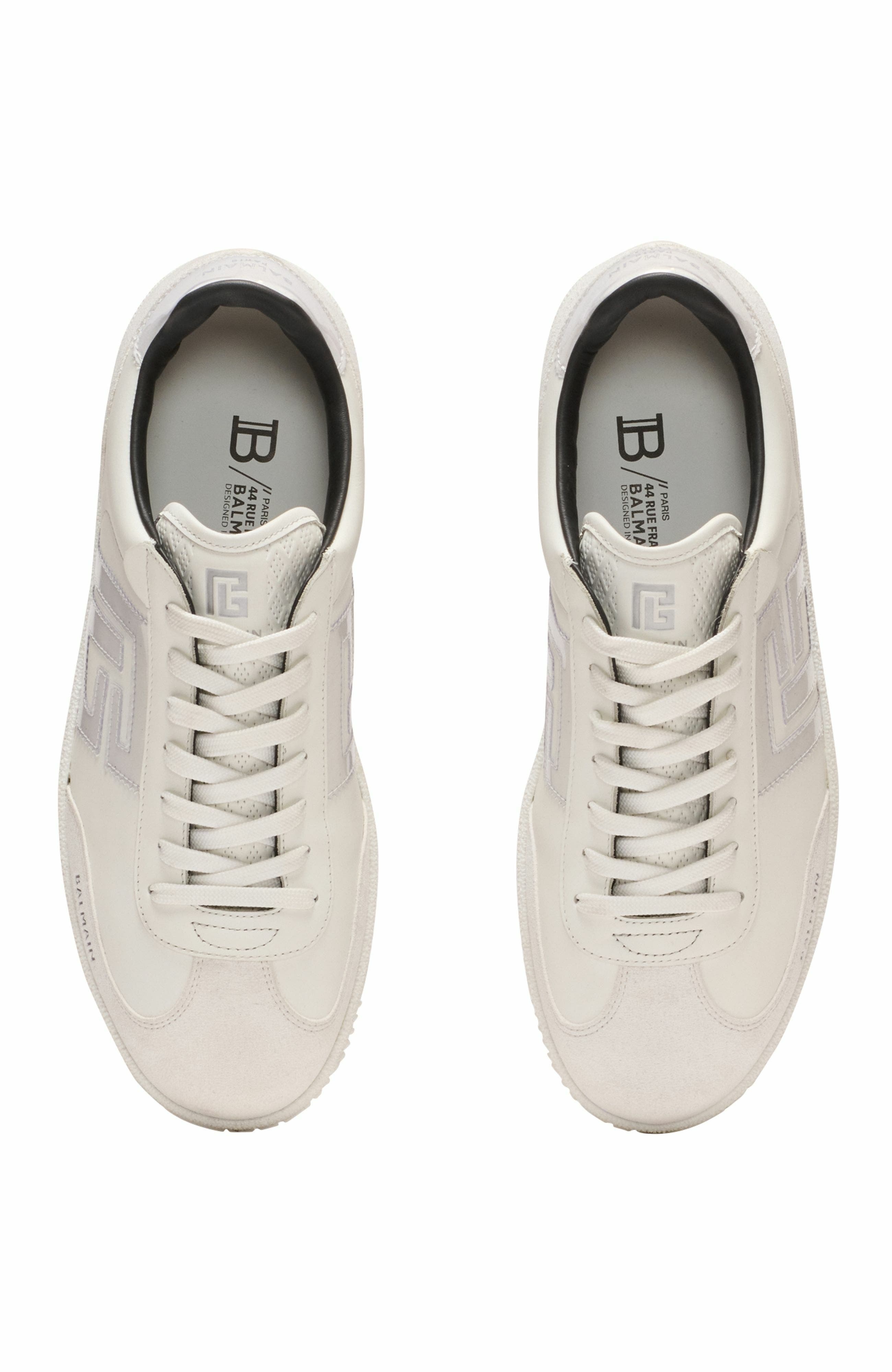 Suede Balmain Swan trainers in White at Nordstrom - 5