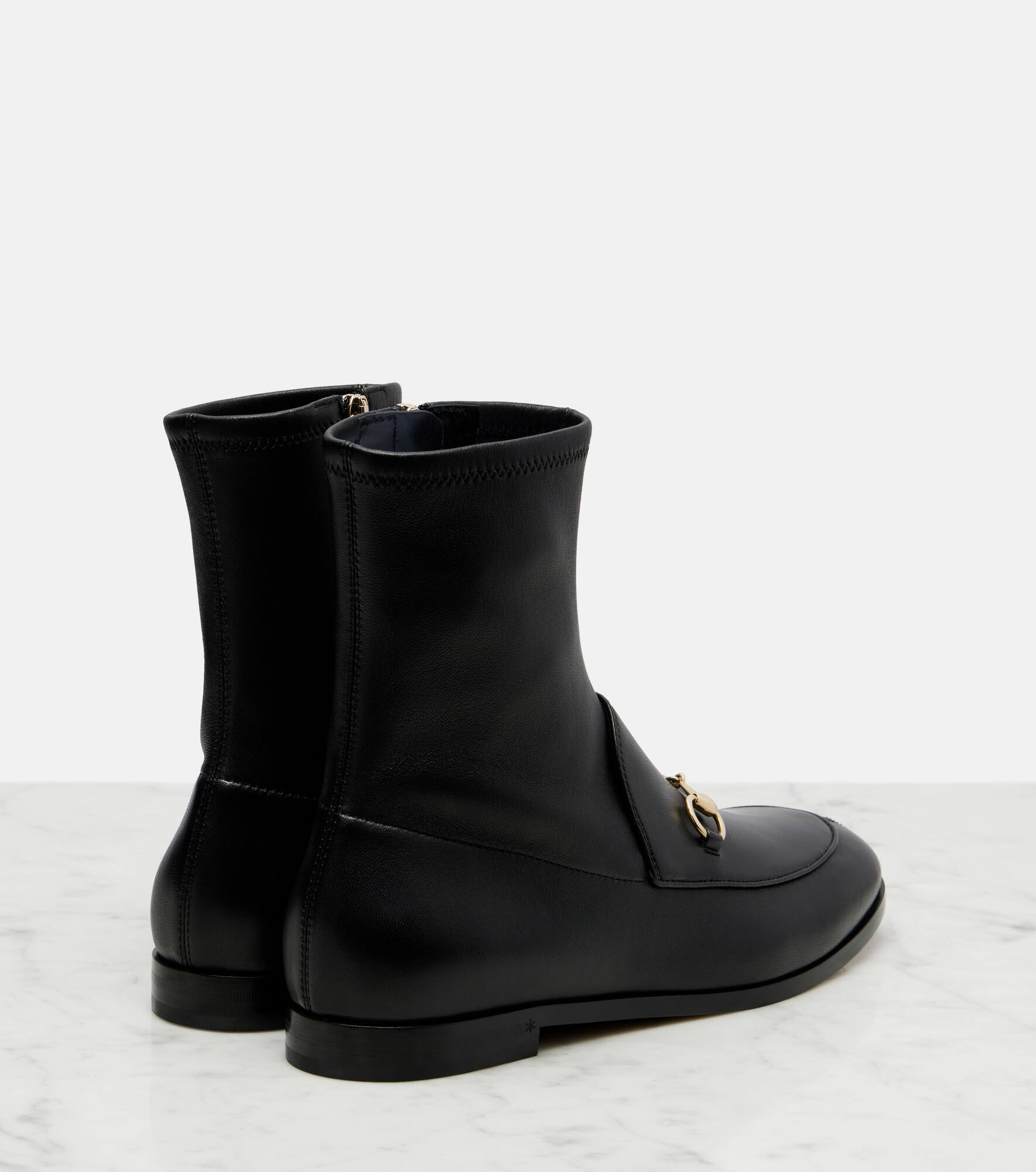 Horsebit leather ankle boots - 2