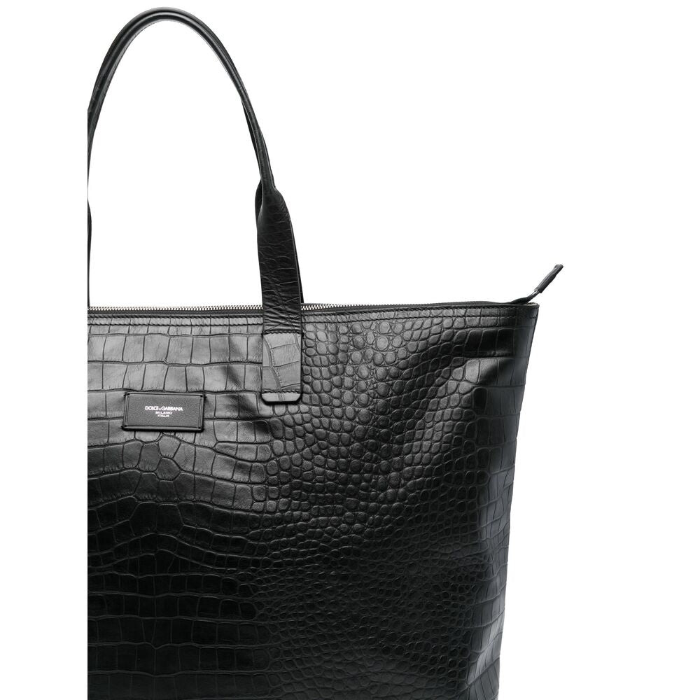 Dolce & Gabbana Black Tote Bags Men - 5
