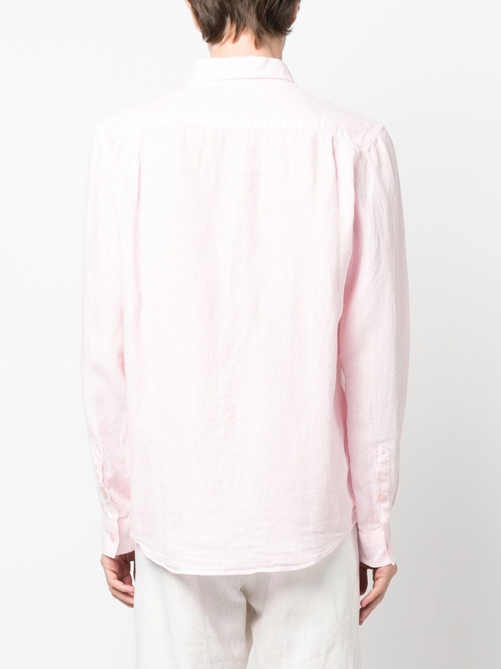 Caroubis long-sleeved linen shirt - 4