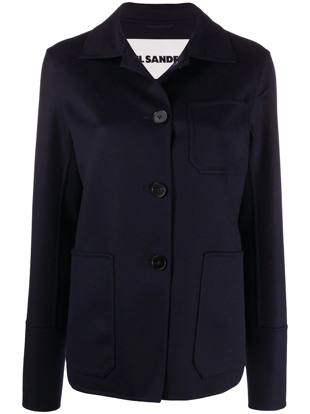 buttoned workwear jacket - 1