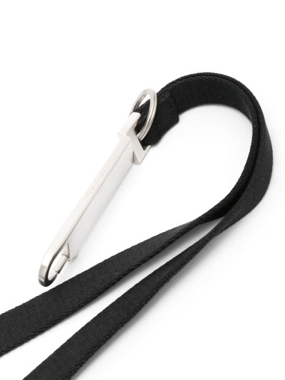 Rick Owens lobster-claw cotton keychain outlook