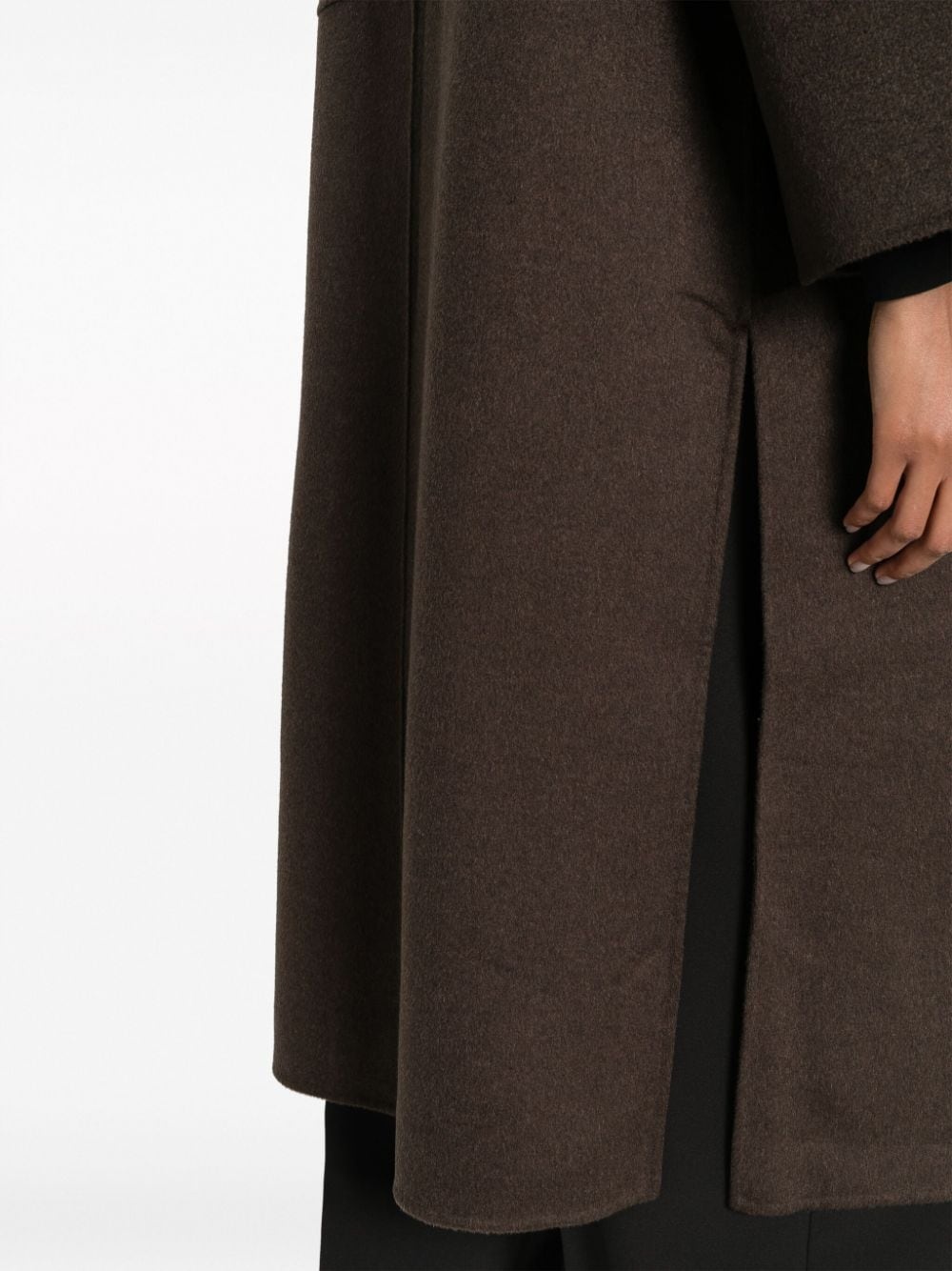 wool-blend coat - 5