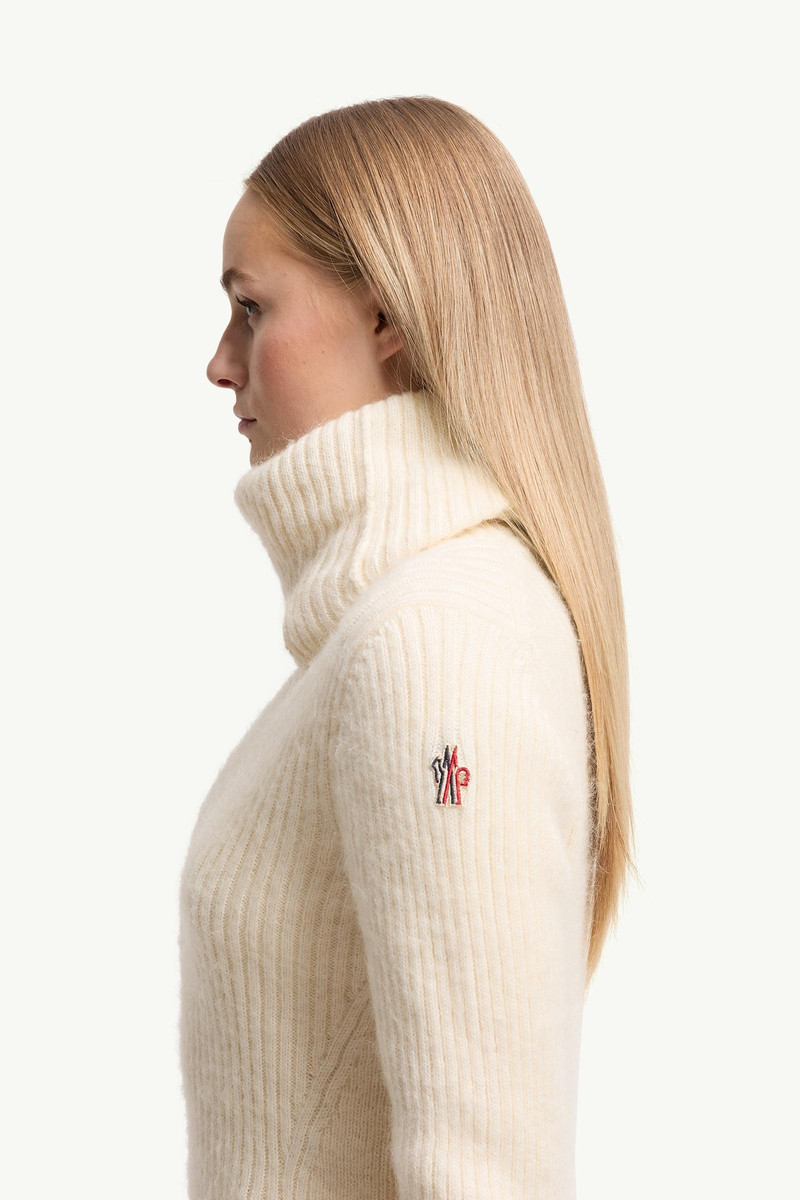 Wool & Mohair Blend Turtleneck Sweater 3