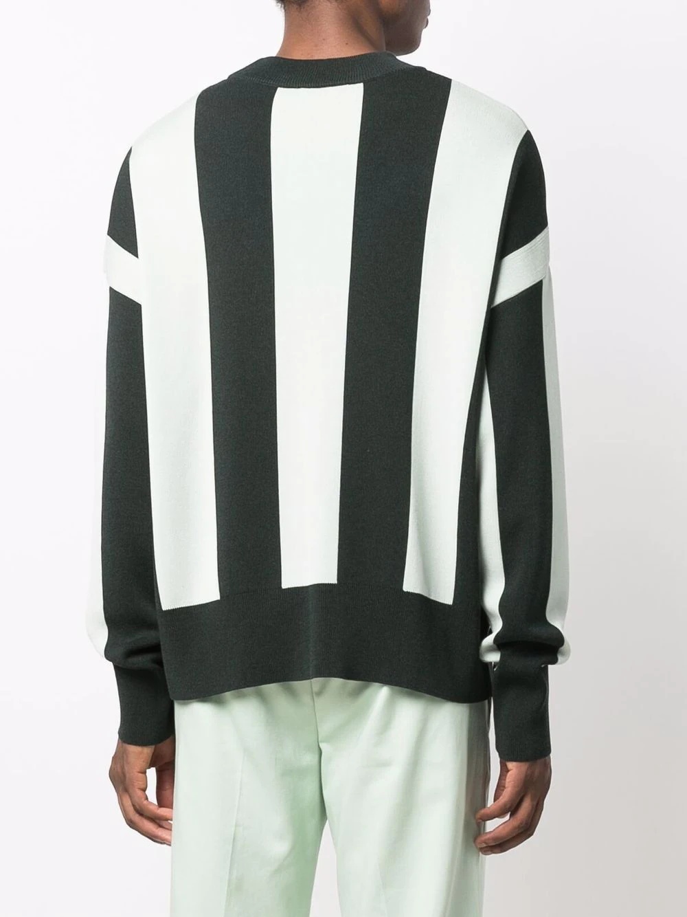 striped knitted jumper - 4