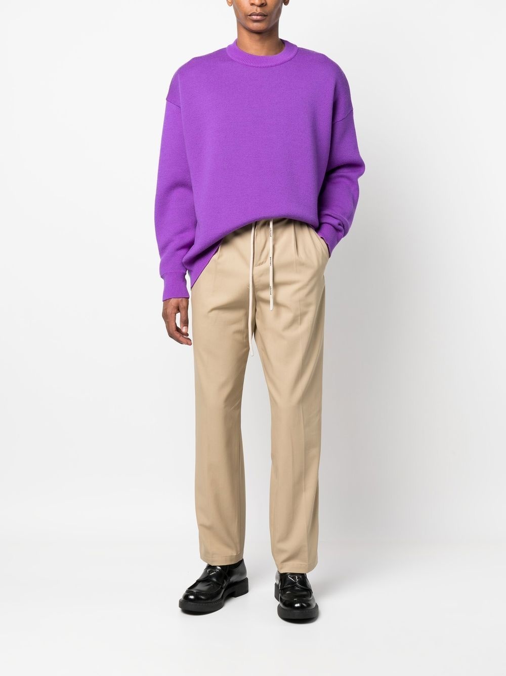 side-stripe trousers - 2