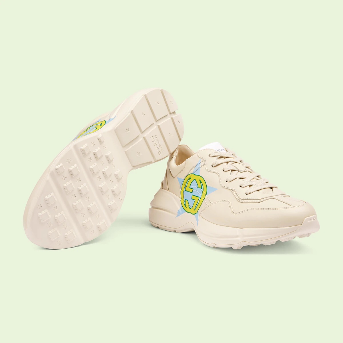 Men's Rhyton star print sneaker - 6