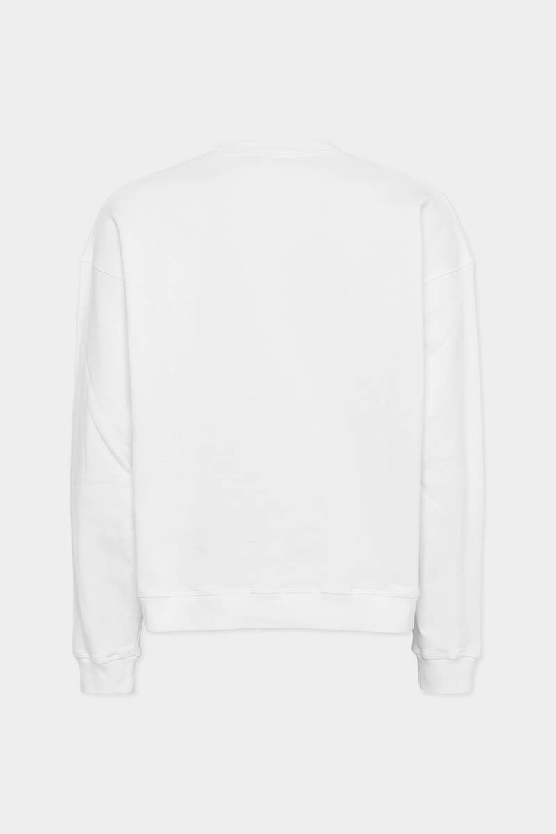 DSQUARED2 RELAX FIT TACTILE LOGO CREWNECK outlook