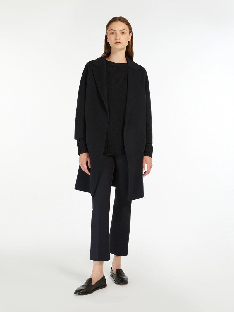 'S Max Mara ARONA Short double-faced wool coat - MIDNIGHTBLUE outlook