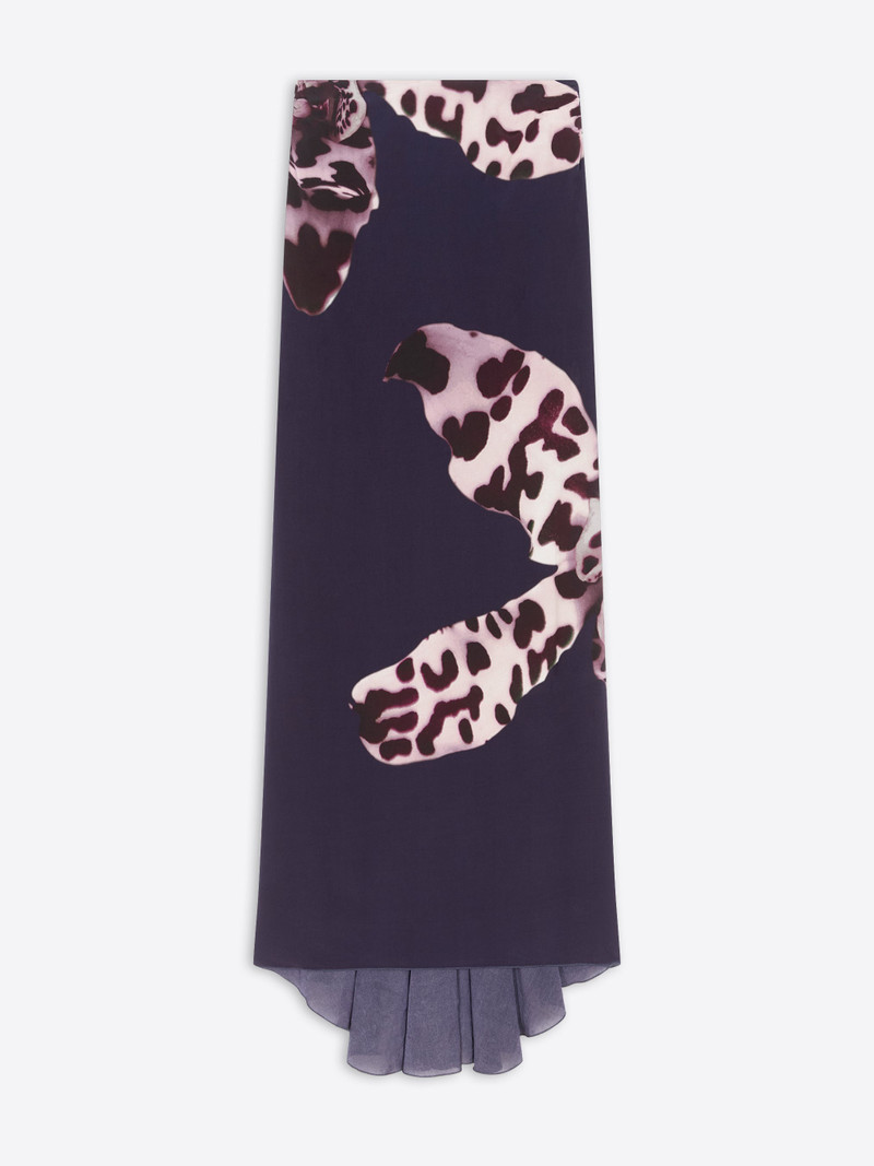 LONG DRAPED SKIRT - 1