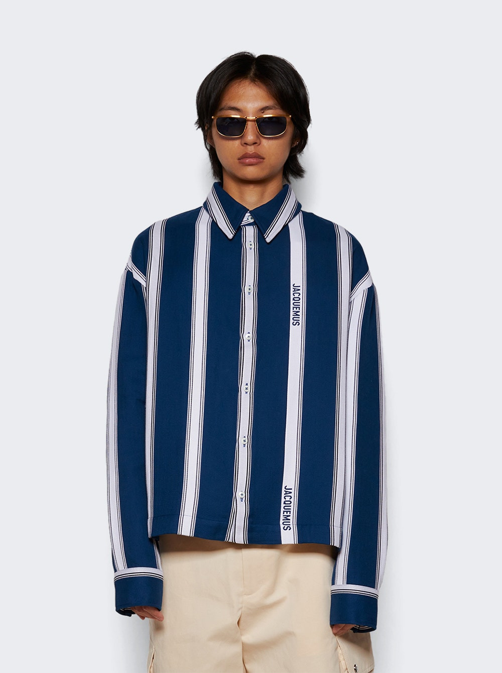 La Chemise Papier Shirt Blue Stripe - 3
