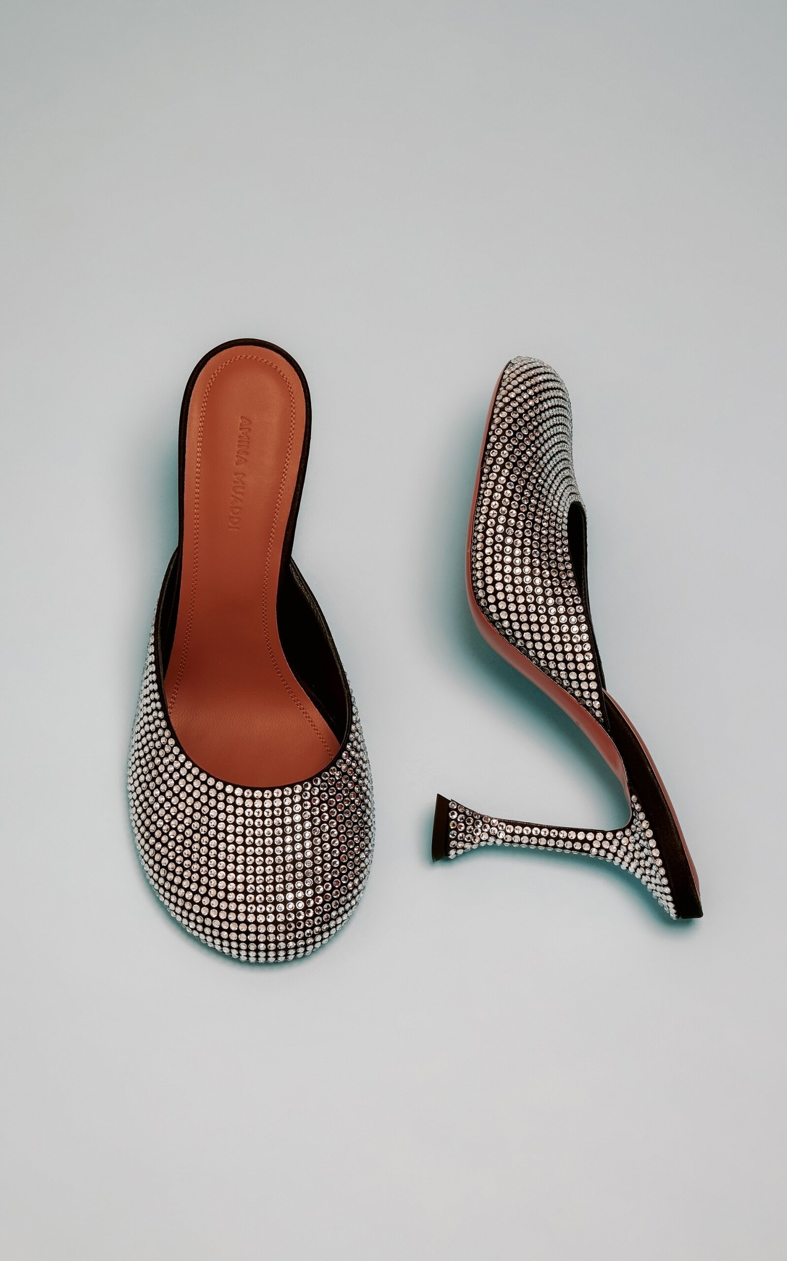 Iris Crystal-Satin Mules black - 2