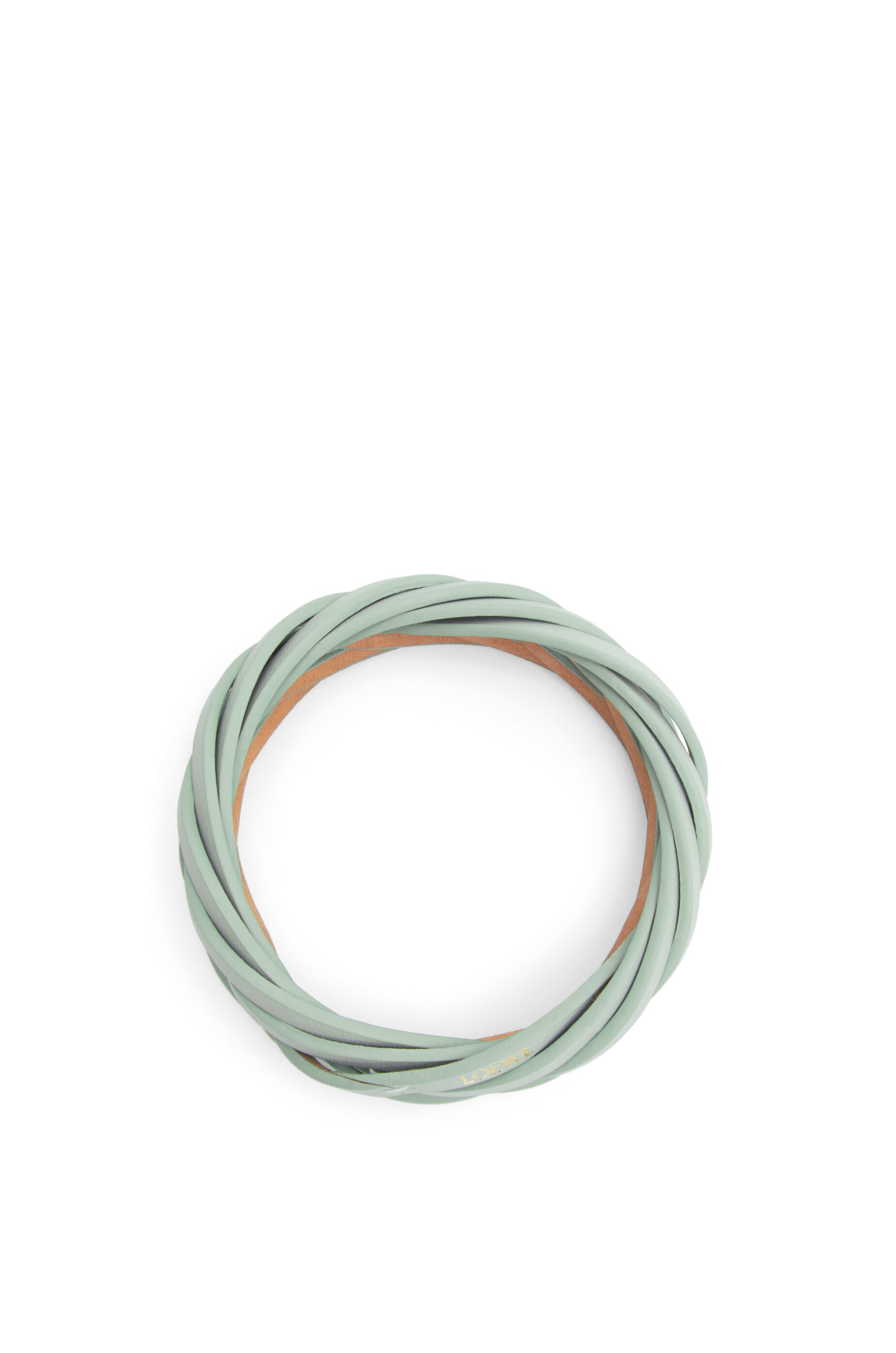 Braided bangle in classic calfskin - 2