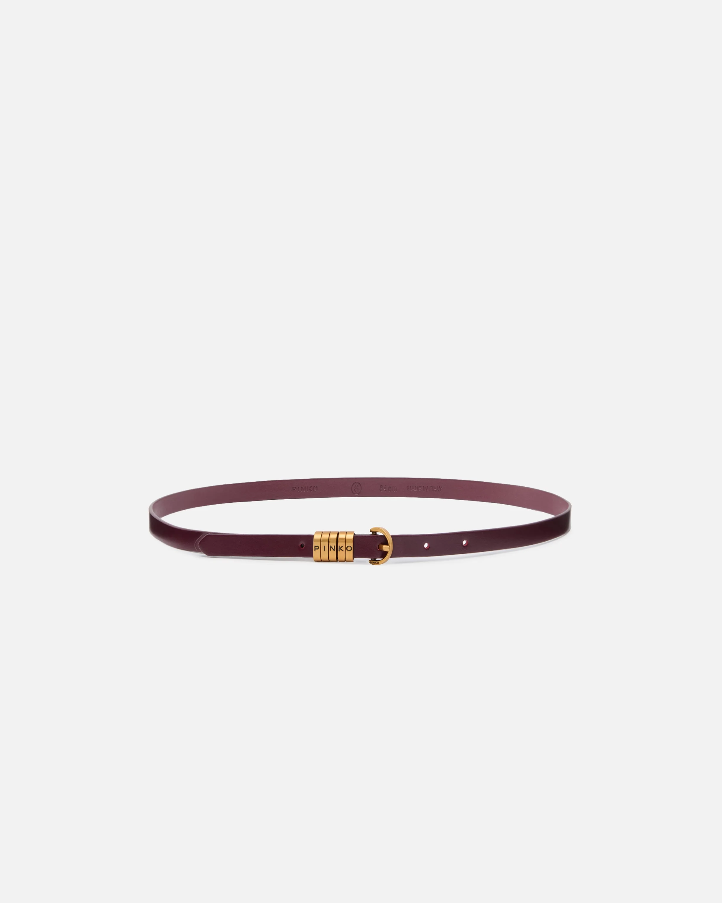 1.2-CM BELT WITH PINKO LETTERING LOGO - 1