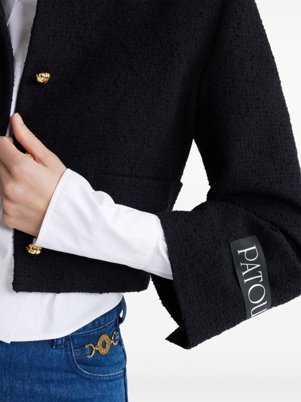 cropped jacket - 4
