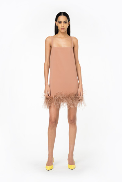 PINKO MINI DRESS WITH FEATHERS outlook