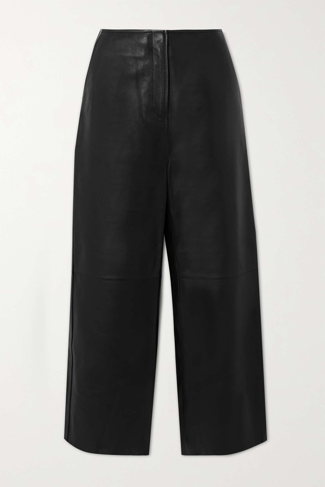 + NET SUSTAIN paneled leather wide-leg pants - 1