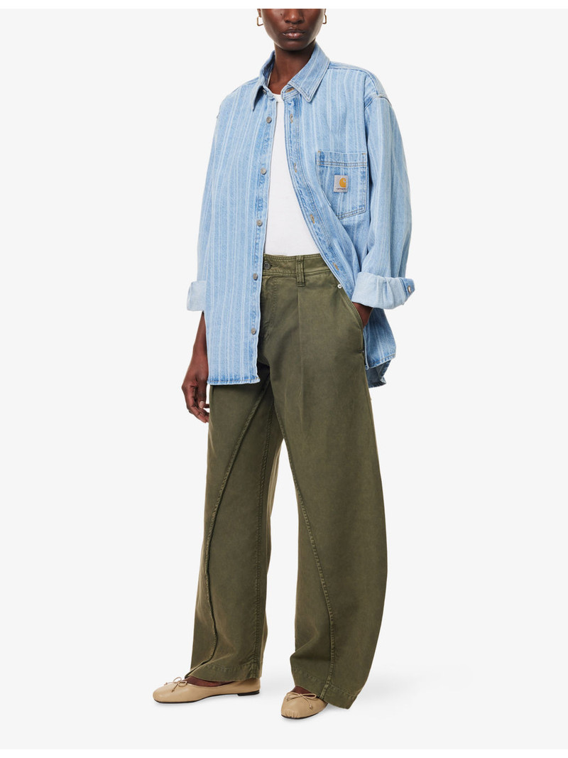 Carhartt Rylan Striped Denim Shirt outlook