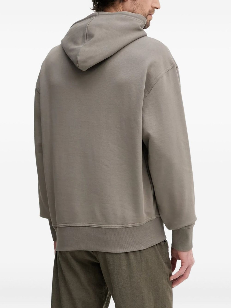 BOSS logo-print hoodie outlook