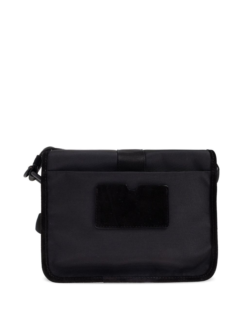 logo-plaque buckled shoulder bag - 3