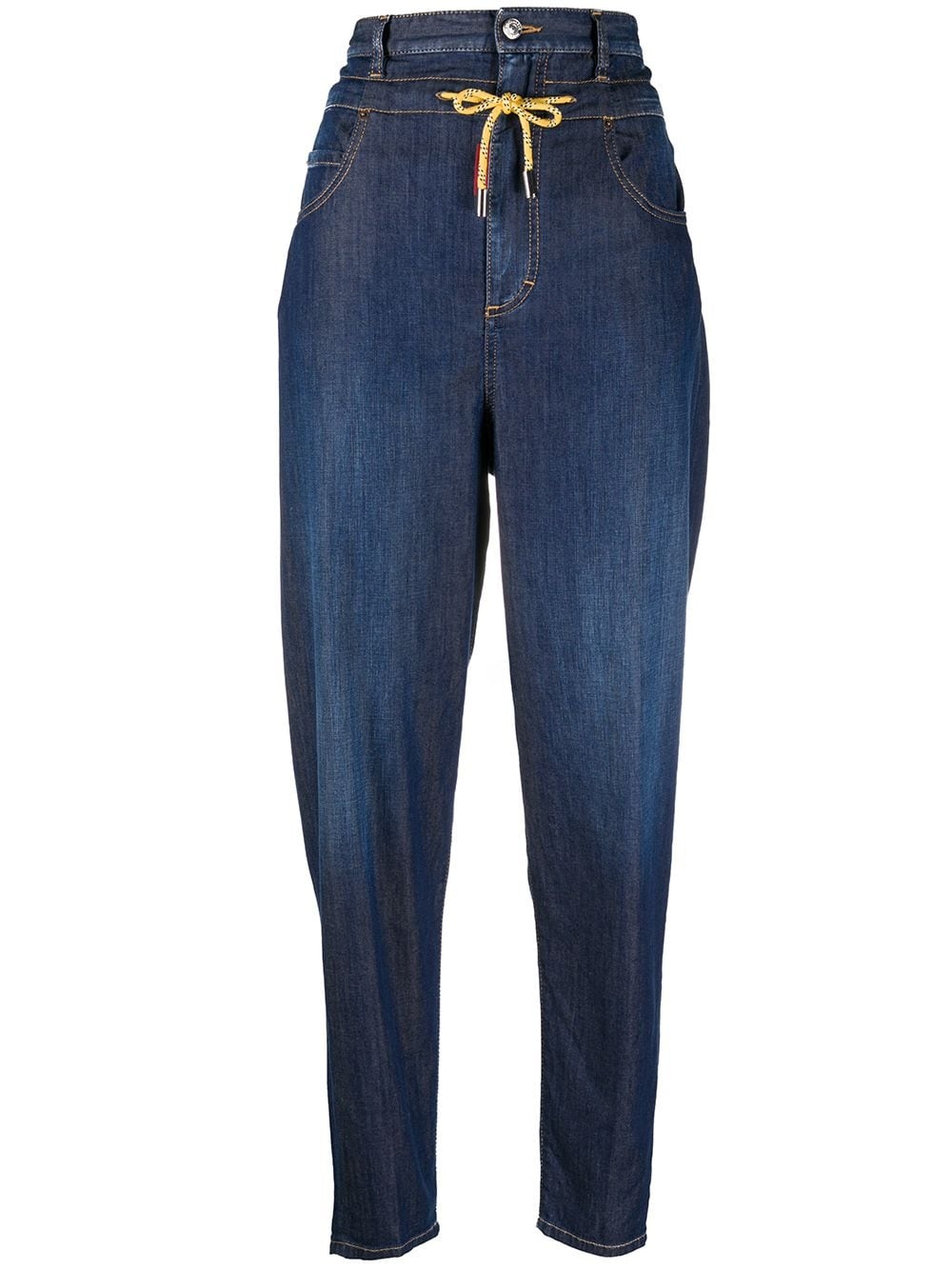 paperbag waist jeans - 1