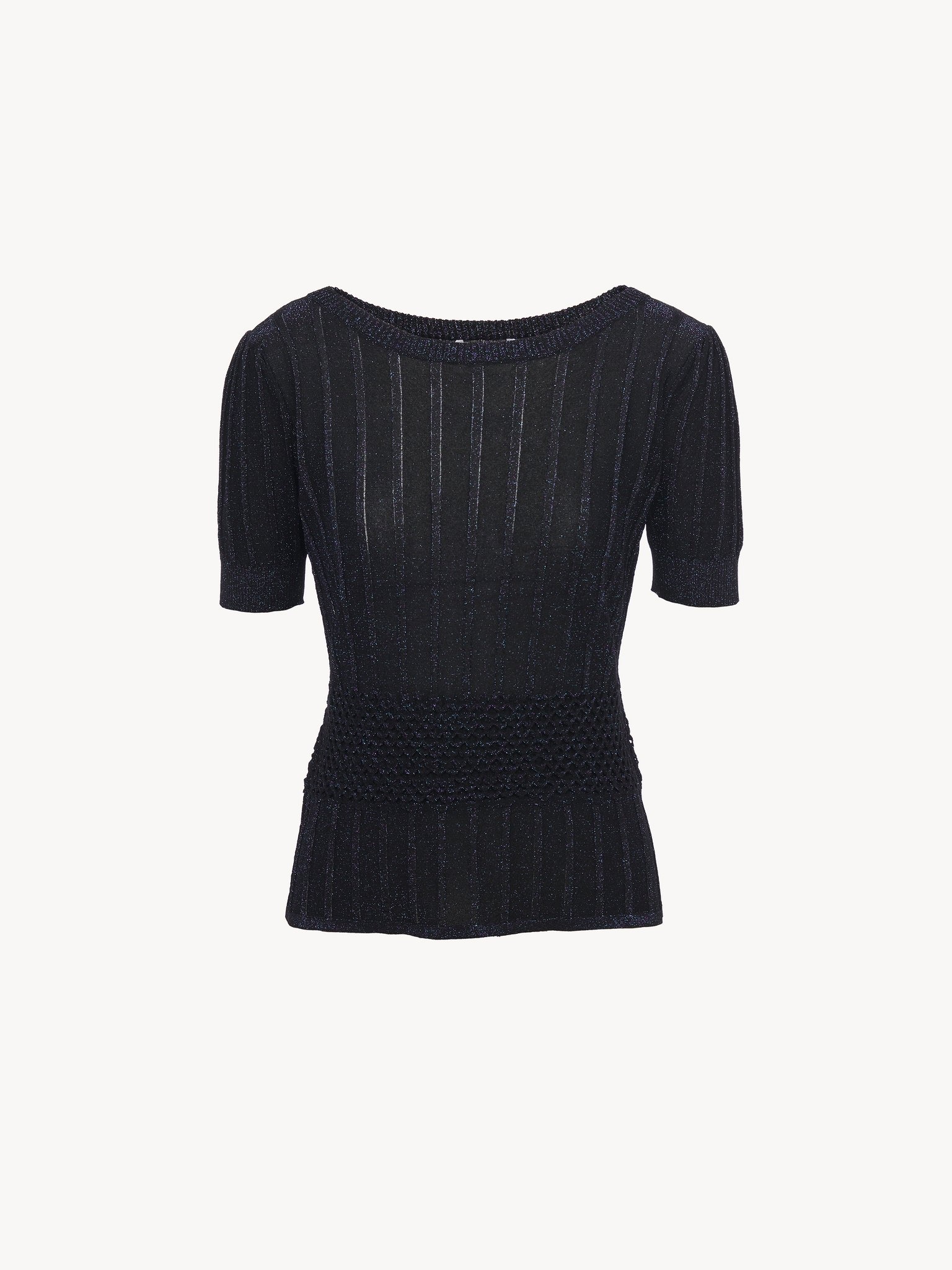 LUREX KNIT BLOUSE - 4