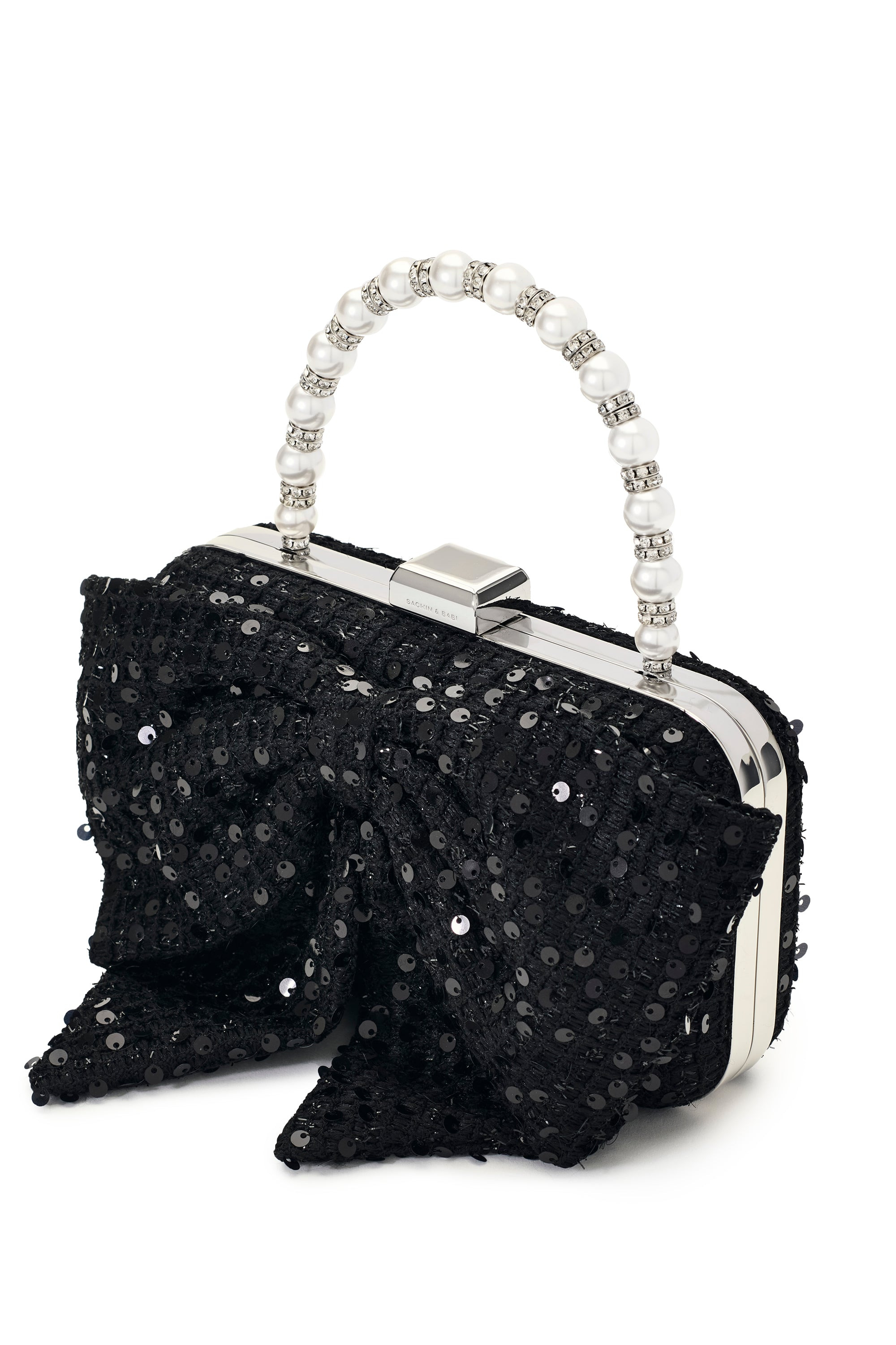 BUBBLY BAG - BLACK SEQUINS - 2