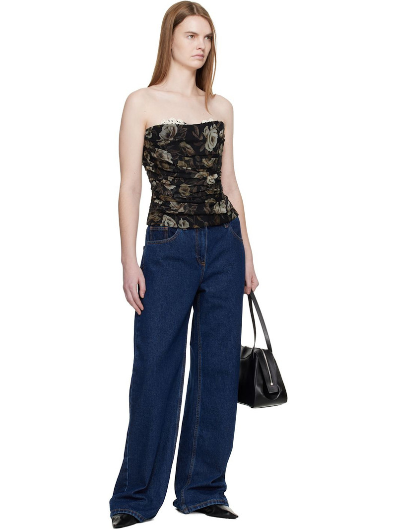 MAGDA BUTRYM Black Corset Top outlook