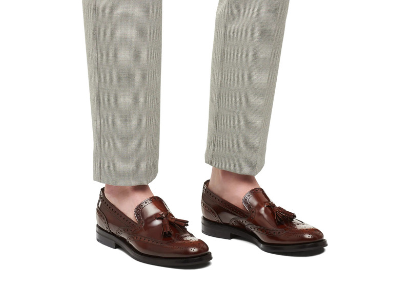 Tamaryn 2
Polished Fumè Brogue Loafer Tabac 5