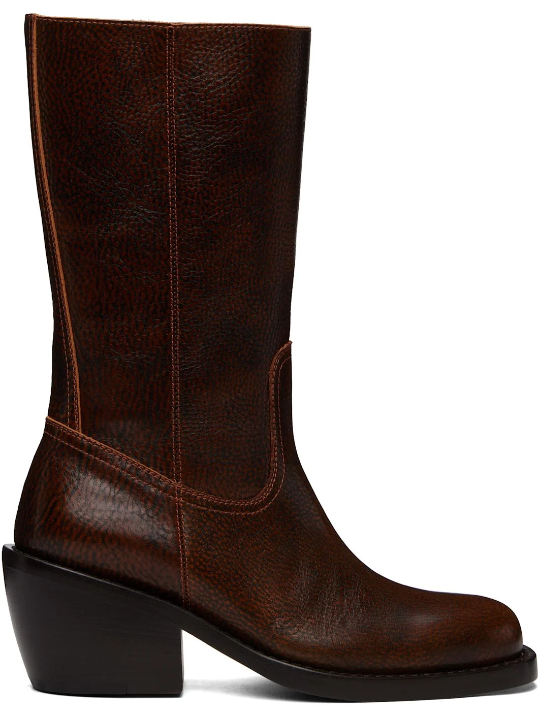Brown Leather Boots - 1