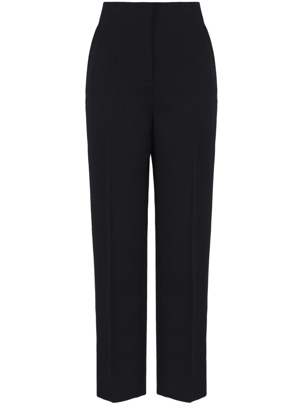 high-waisted wool trousers - 1