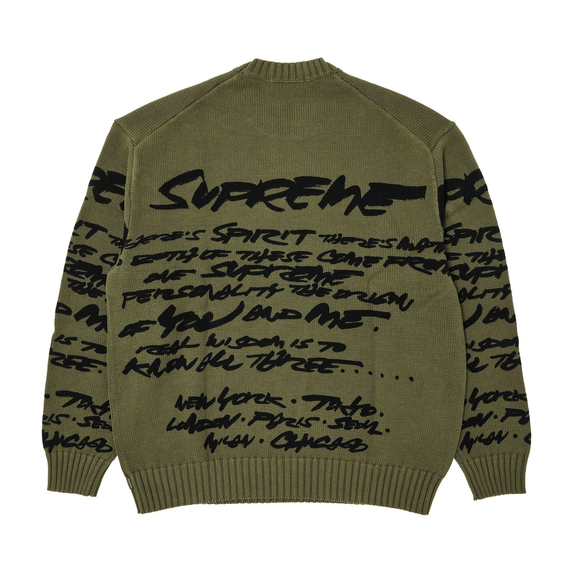 Supreme Futura Sweater 'Olive' - 2