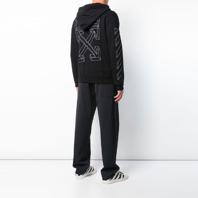 Off-White COVIRGIL ABLOH Print Men's Normal Size Black OMBB033E181920021001 - 4
