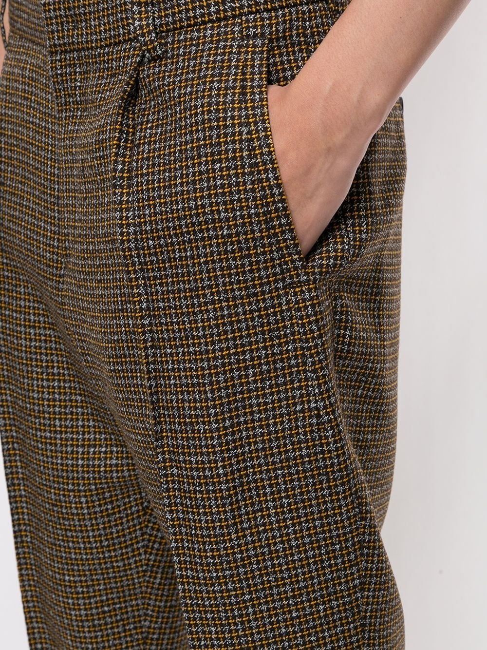 tailored tweed trousers - 5