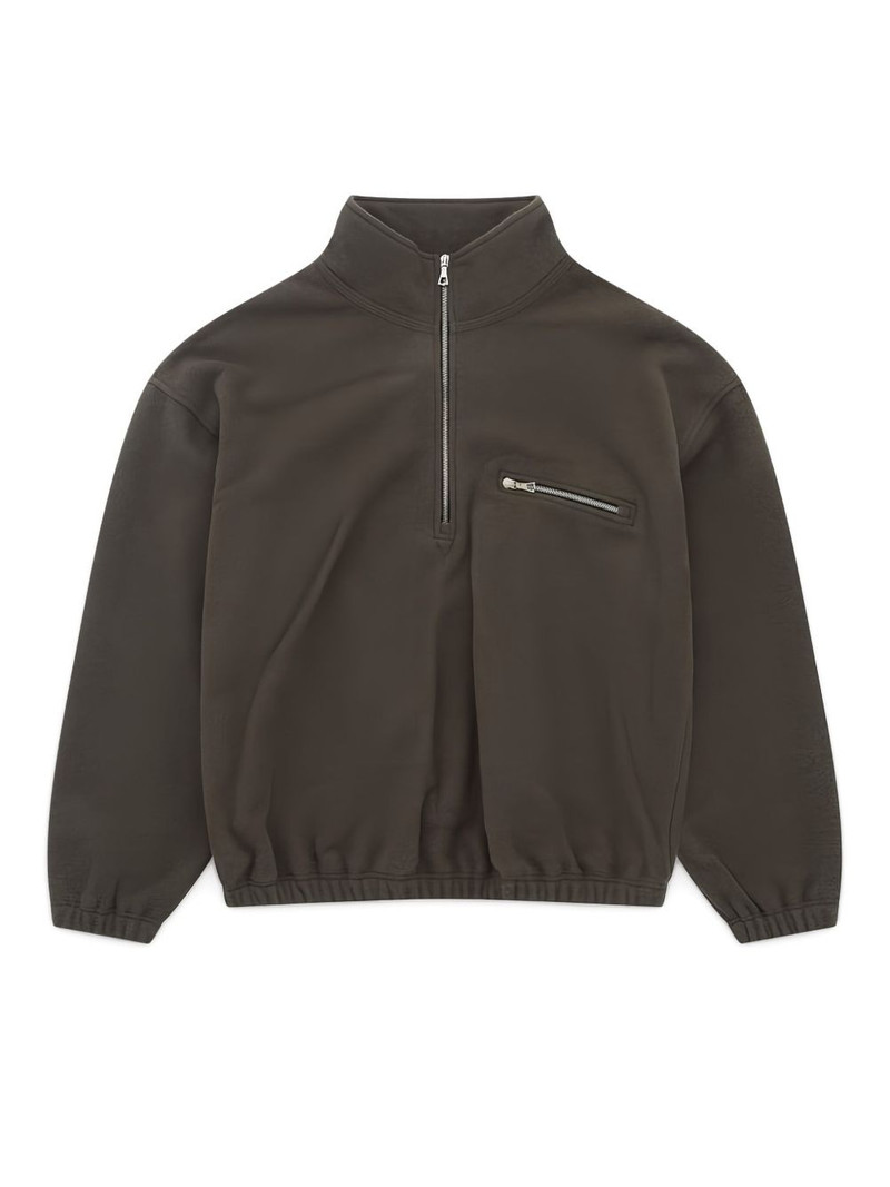 RIER half-zip long-sleeve sweatshirt outlook