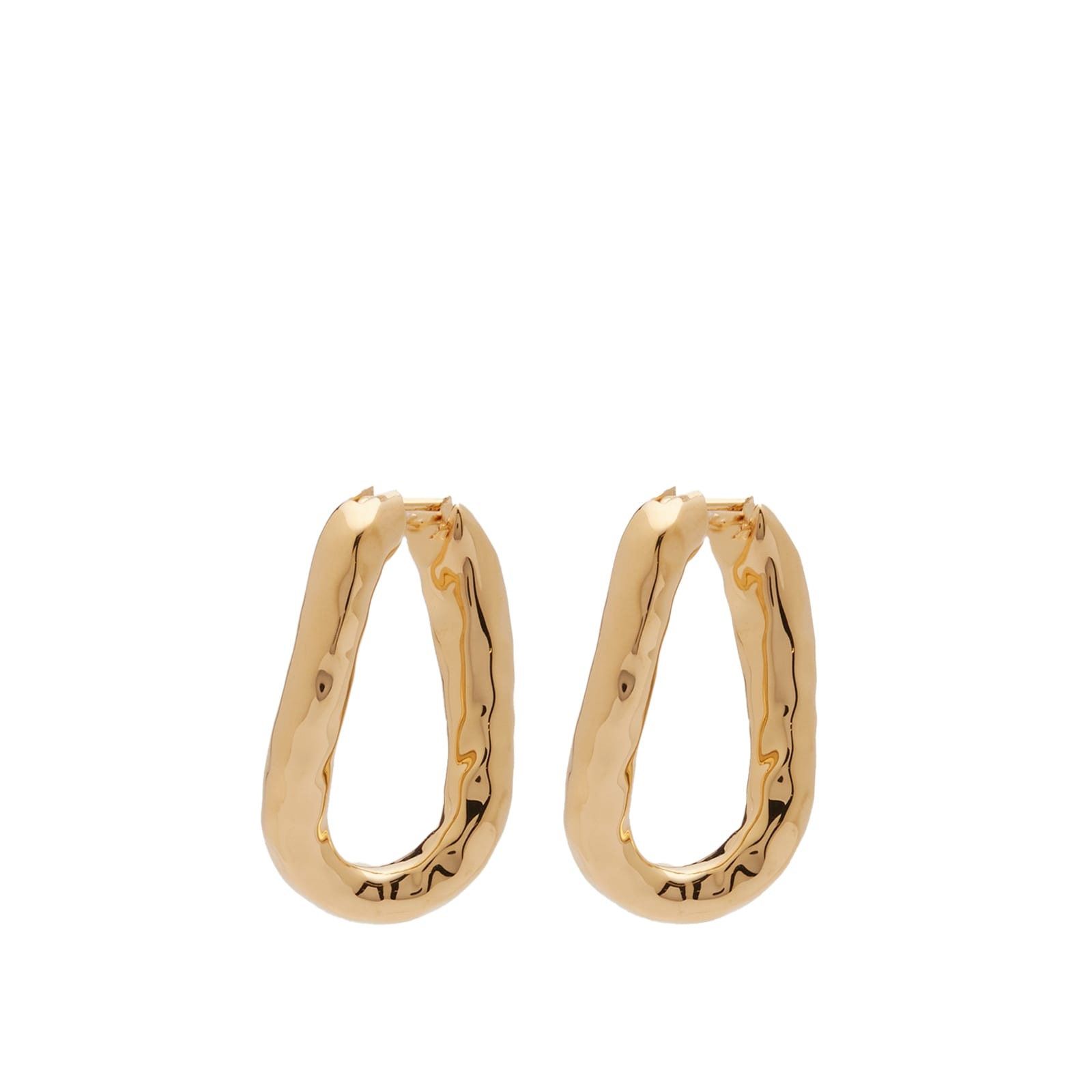 Jil Sander FW5 Hammered Earrings - 1