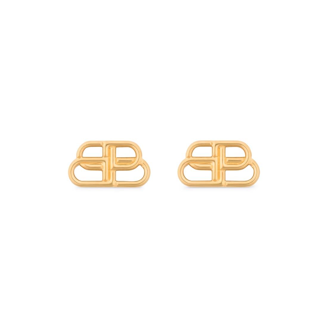 Women's Bb Small Stud Earrings in Gold - 1