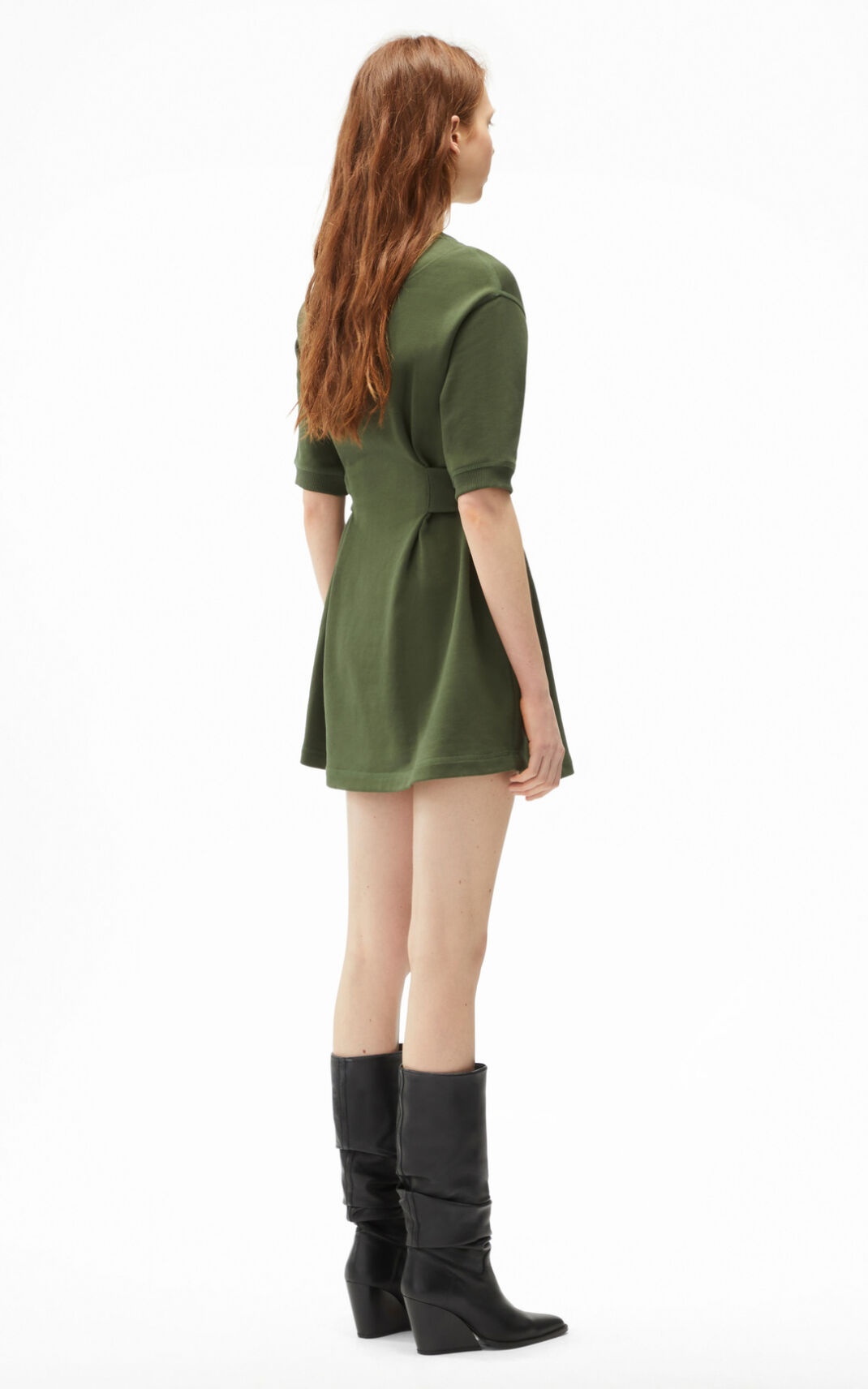 Tiger Crest fitted sweatshirt dress - 4