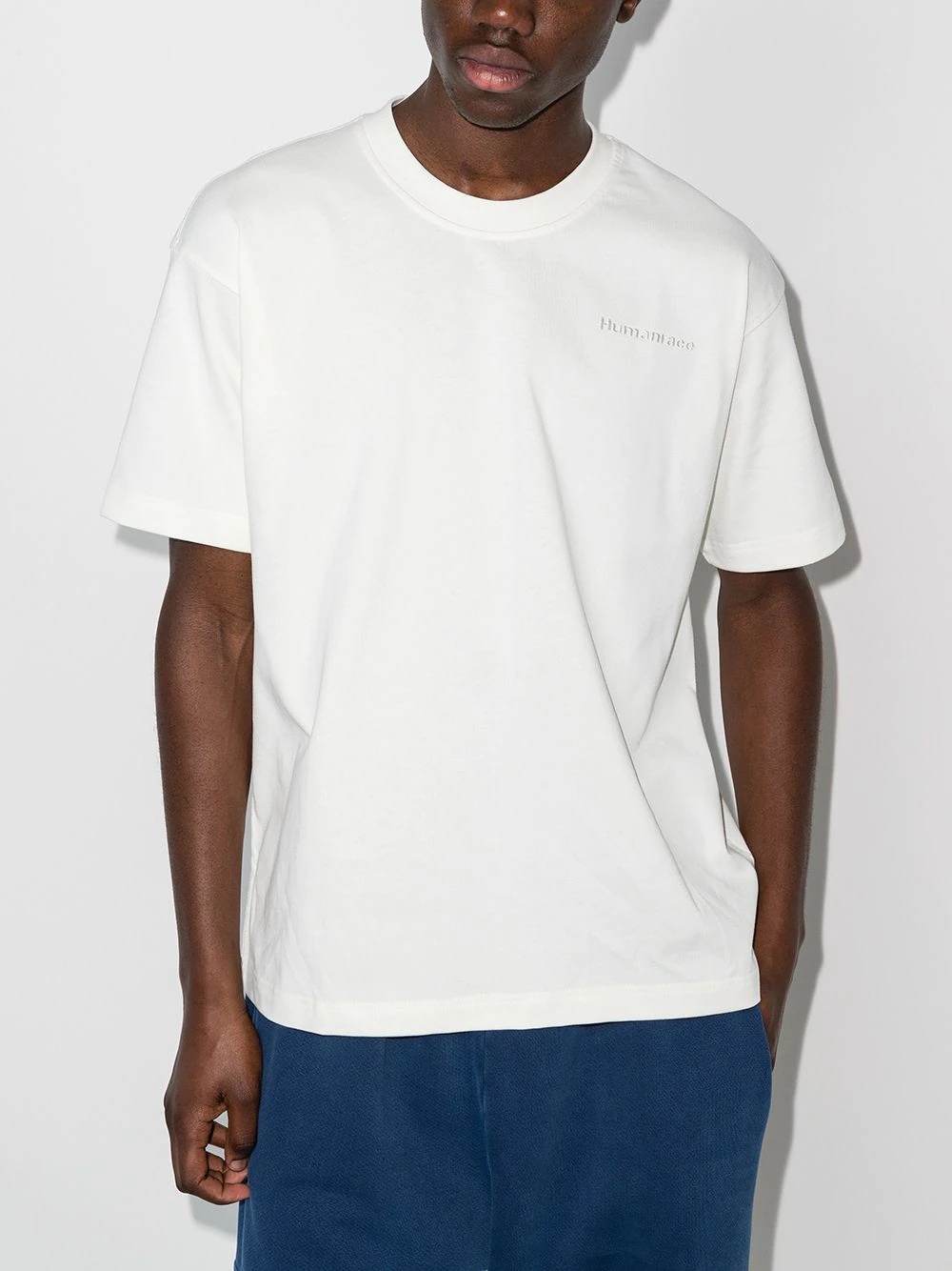 x Pharrell Williams Basics embroidered logo T-shirt - 2