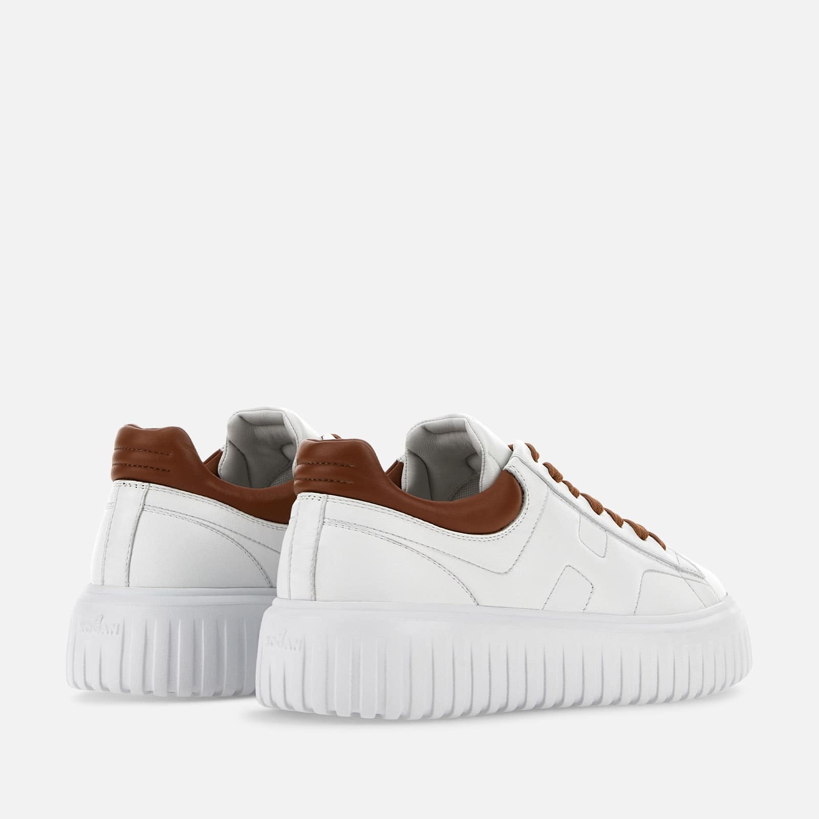 Sneakers Hogan H-Stripes White Beige - 3