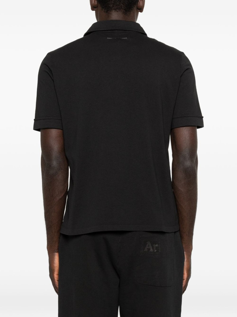 logo-embroidered polo shirt 4